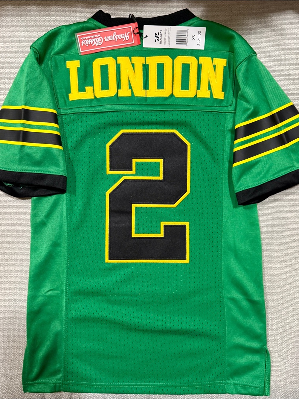 Headgear classics high school throwback jersey Drake London size Mens XS